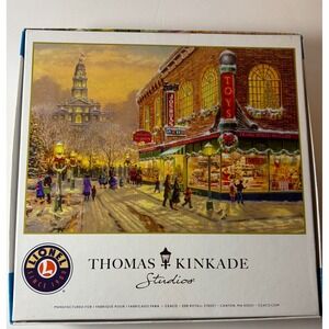 Thomas Kinkade Lionel Christmas Toy Store 1000 Piece Jigsaw Puzzle Ceaco 3310-95